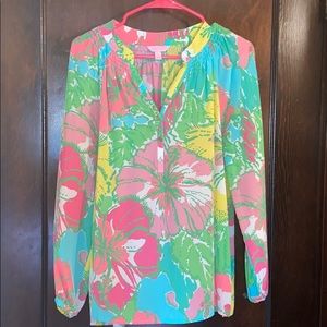 Lilly Pulitzer Else Silk Top